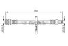 BOSCH 1 987 481 019 Brake Hose